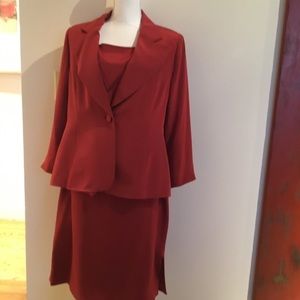 J Peterman 3 piece silk suit